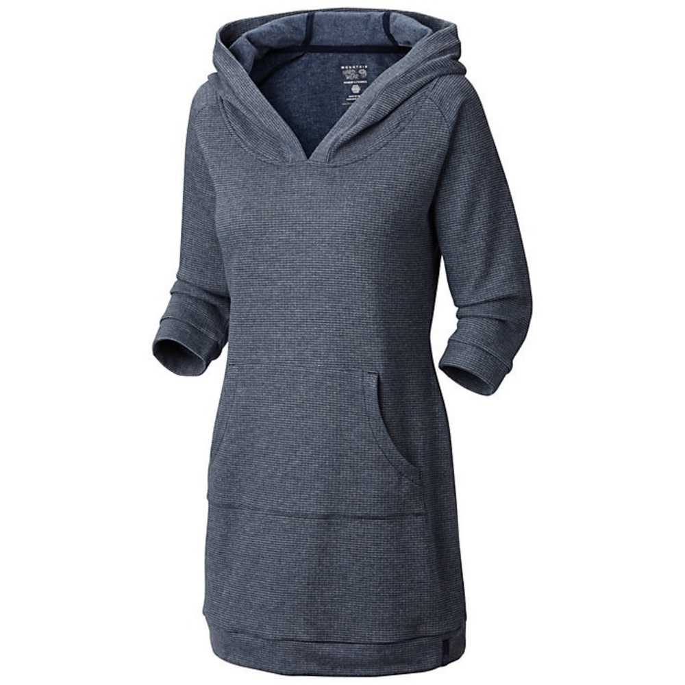 Mountain Hardwear Lampira Hooded Fleece Tunic Dress Womens Size Small